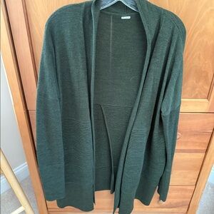 Lululemon open front sweater